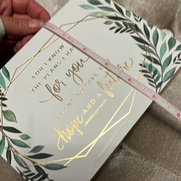 Wooden plaque, for I know the plans I have for you, plans to give you hope… - Picture 5 of 8